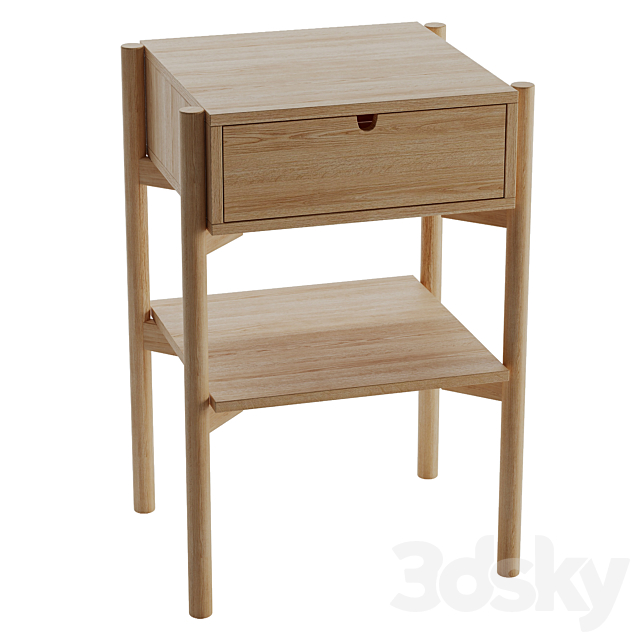 JYSK DALBY BEDSIDE TABLE 3DSMax File - thumbnail 1