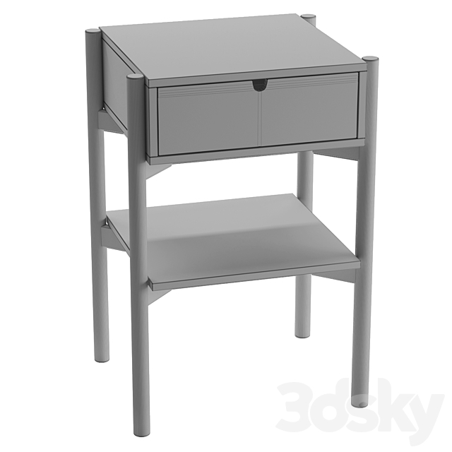 JYSK DALBY BEDSIDE TABLE 3DSMax File - thumbnail 3