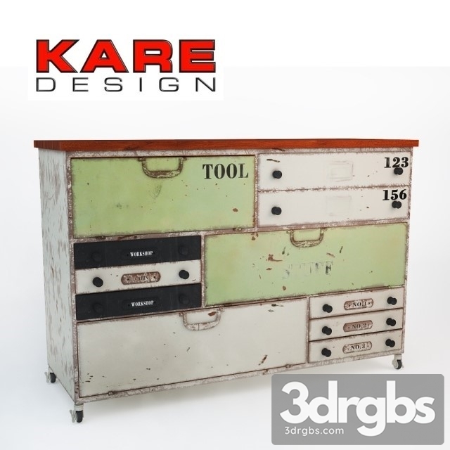 Kare Dresser DIY 3 3dsmax Download - thumbnail 1