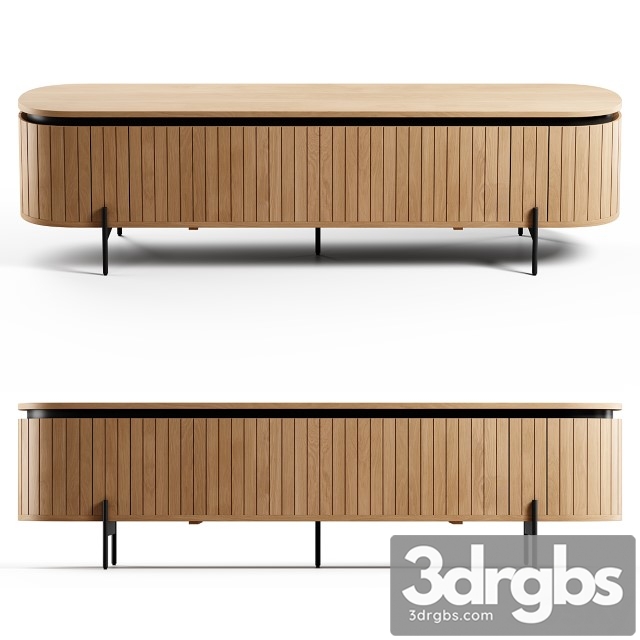 Kave Home Licia TV Stand 3dsmax Download - thumbnail 1