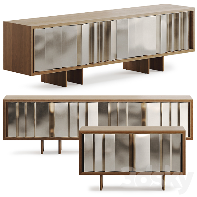 Kibo Media Credenza by CB2 3DSMax File - thumbnail 1