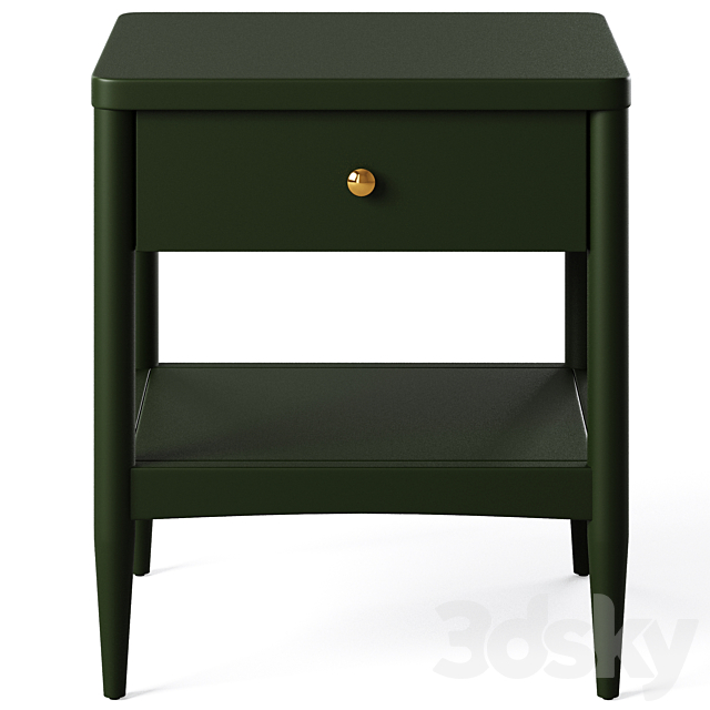 Kids Hampshire Nightstand by Crate and Barrel _ Crate and Kids 3DSMax File - thumbnail 2