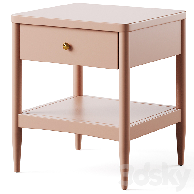 Kids Hampshire Nightstand by Crate and Barrel _ Crate and Kids 3DSMax File - thumbnail 3