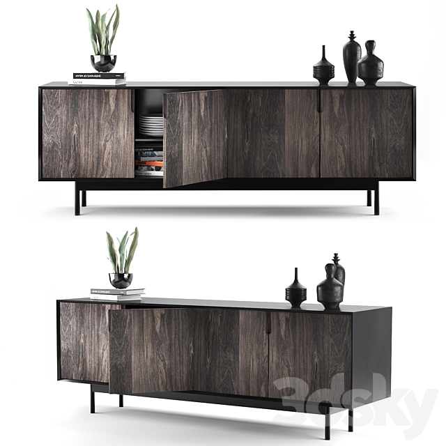 KINGS CREDENZA 3ds Max - thumbnail 1