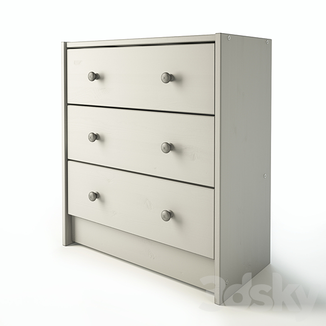 Komod Ikea Rast 3DSMax File - thumbnail 3