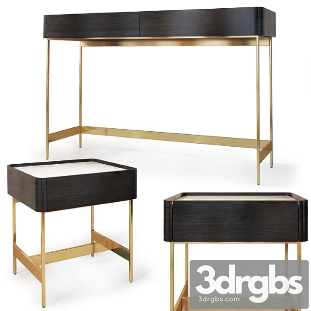 Komod Konsol I Tumba Iris Nightstand Console Iris By Furman 3dsmax Download - thumbnail 1