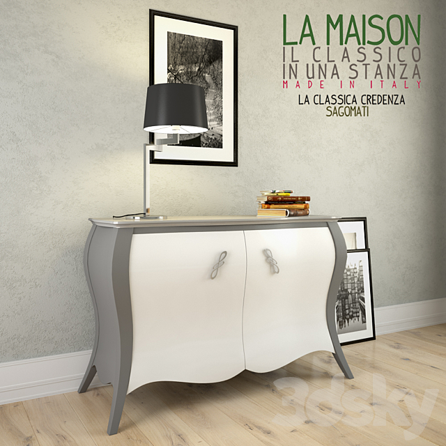 LA Maison Credenza Sagomati 1775 T sideboard 3DS Max Model - thumbnail 2