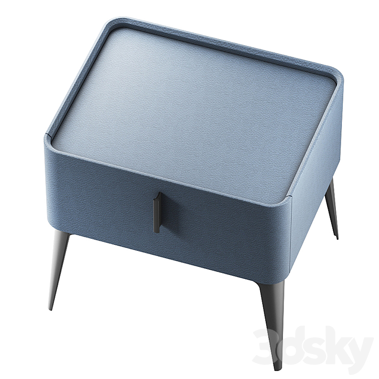 LaLume designer bedside table 3DS Max Model - thumbnail 2