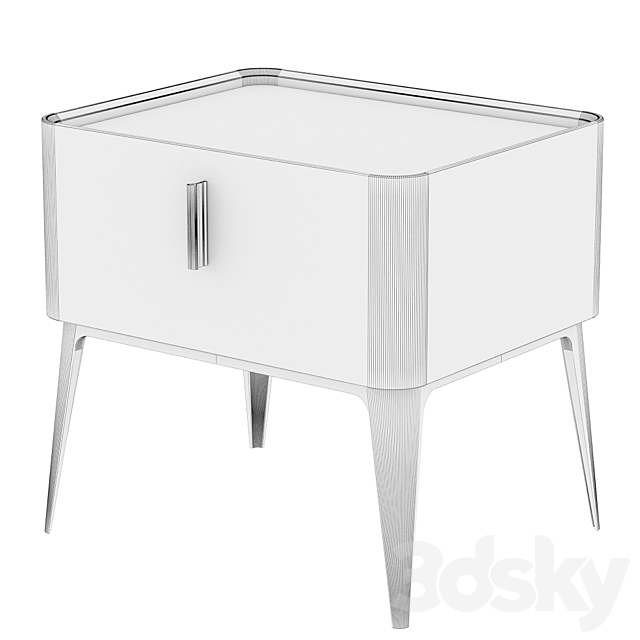 LaLume designer bedside table 3DSMax File - thumbnail 6