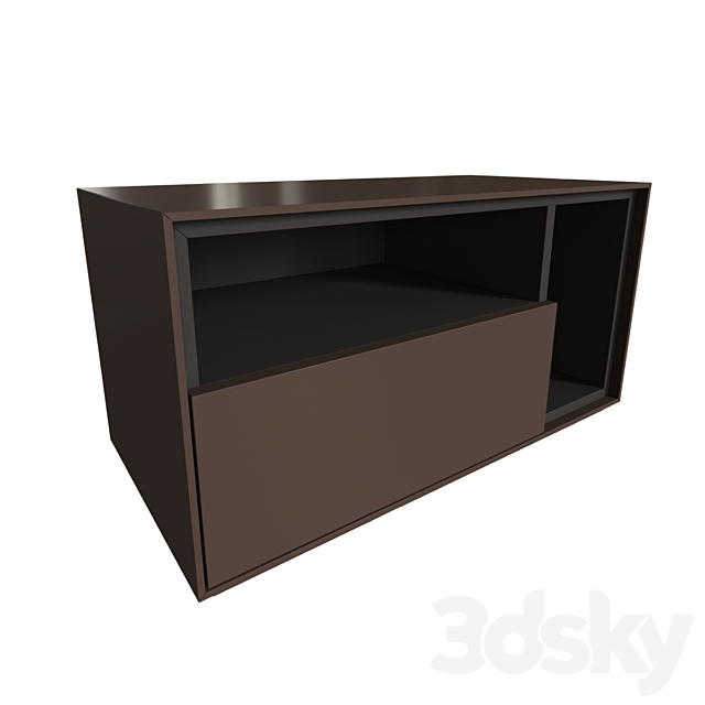 Lansot Idea Nightstand 3DS Max Model - thumbnail 5