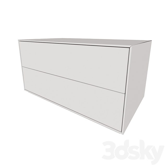 Lansot Idea Nightstand 3DS Max Model - thumbnail 7