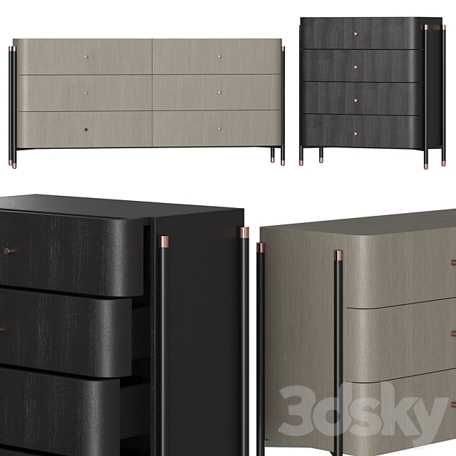 Laskasas rossie sideboard 3DSMax File - thumbnail 1