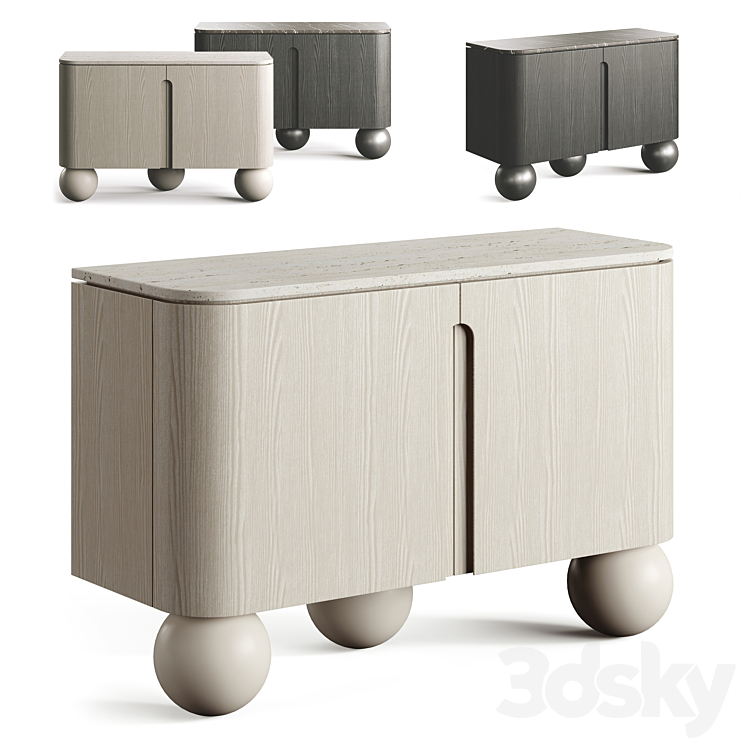 Le Berre Vevaud Olbia Commode 3DS Max Model - thumbnail 1