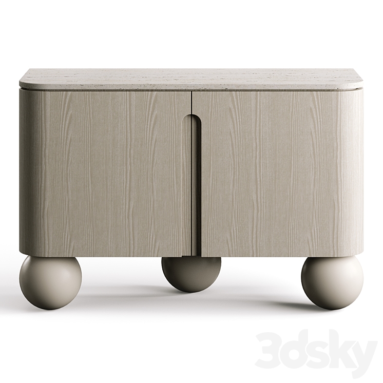 Le Berre Vevaud Olbia Commode 3DS Max Model - thumbnail 2