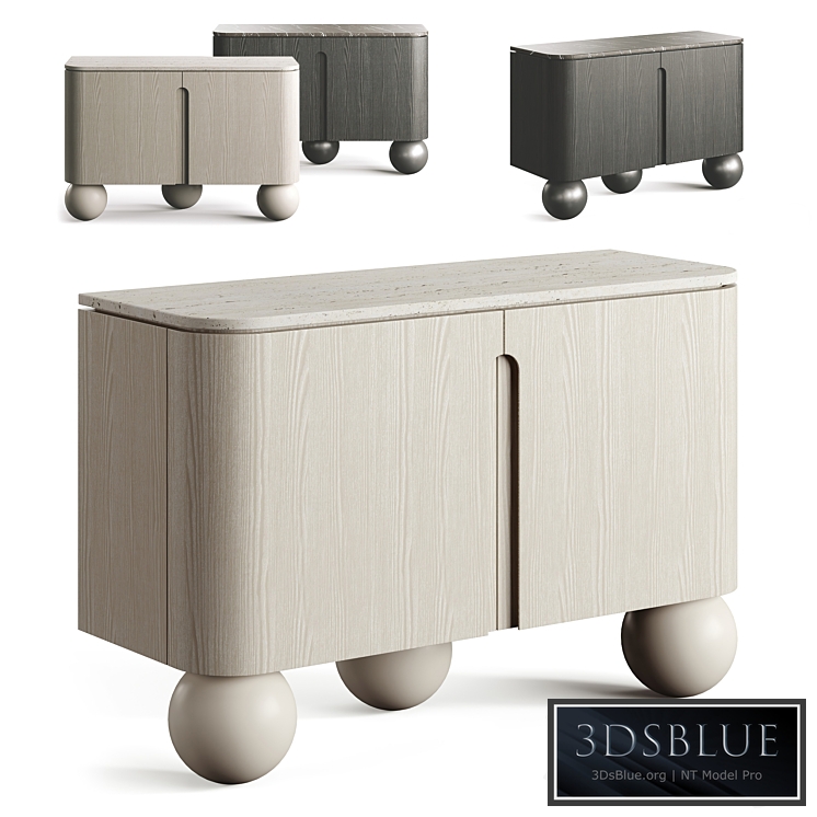 Le Berre Vevaud Olbia Commode 3DS Max - thumbnail 3