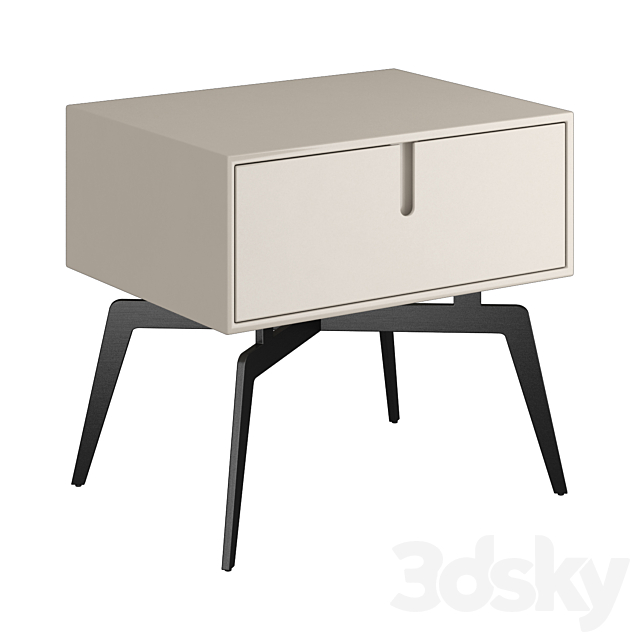 Light luxury bedside table 3DSMax File - thumbnail 3