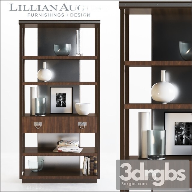 Lillian August Walker Bookcase 3dsmax Download - thumbnail 1