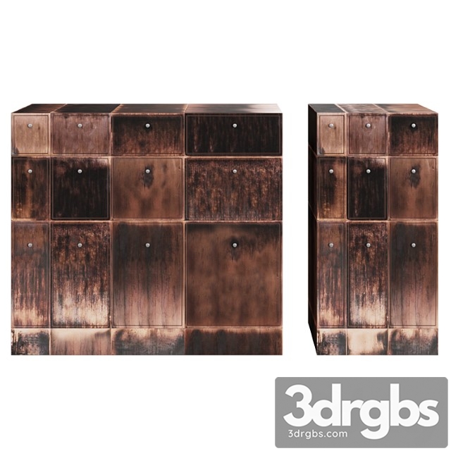 Loft style dresser 2 3dsmax Download - thumbnail 1