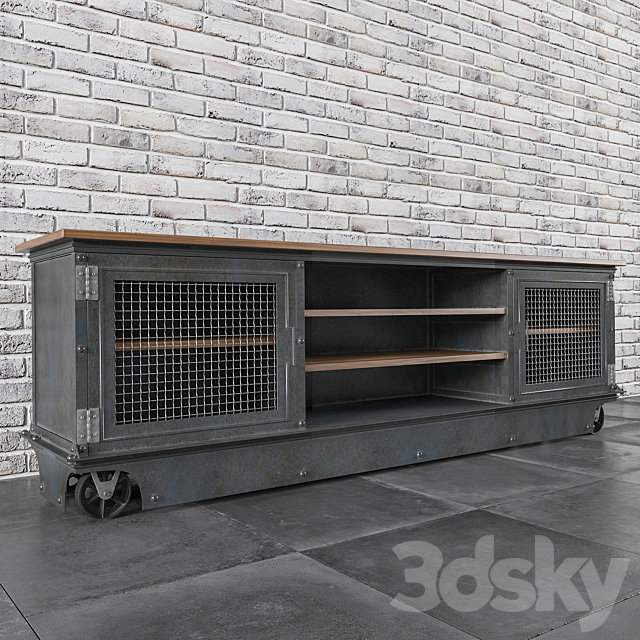 Long Boxcar Ellis Console E50 3DSMax File - thumbnail 1