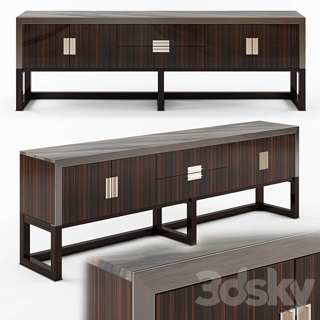 Longhi ARMAND Wooden sideboard_01 3DSMax File - thumbnail 1