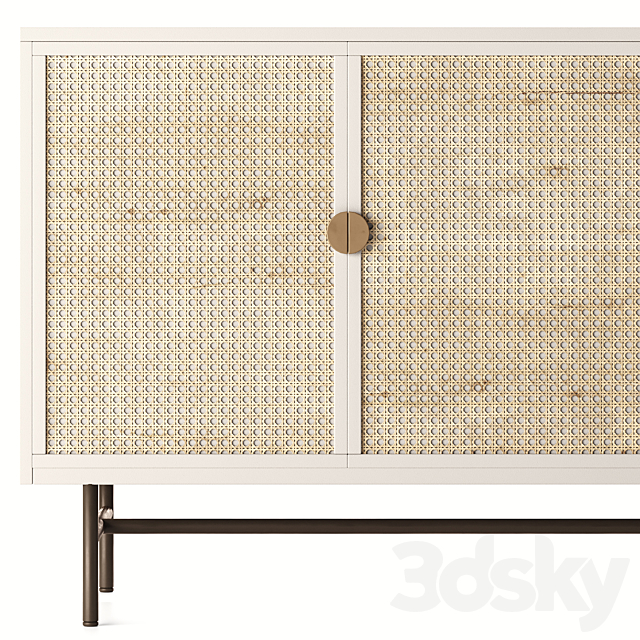 Luella Sideboard by Burke Decor 3ds Max - thumbnail 3