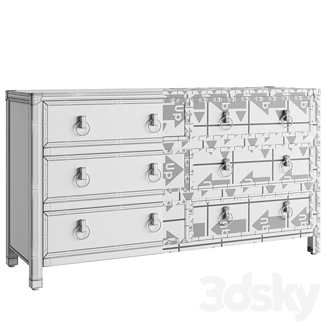 Made Goods Edward 60 Inch Dresser 3DSMax File - thumbnail 4