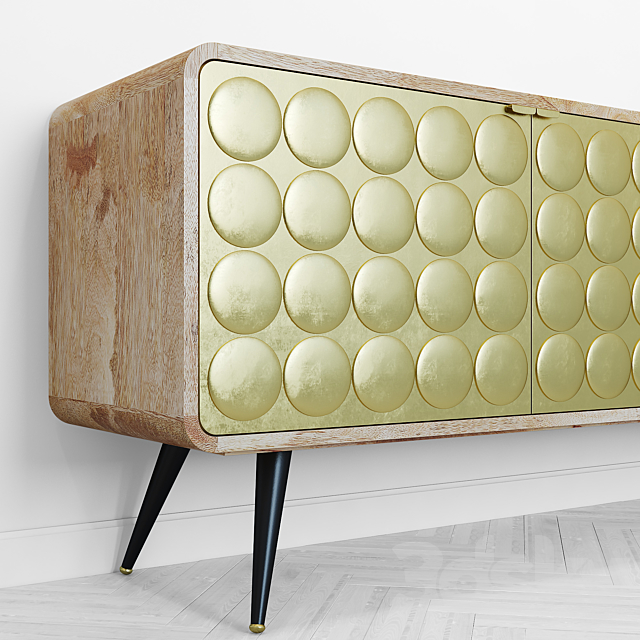 Maisons du Monde Gatsby sideboard 3DSMax File - thumbnail 2