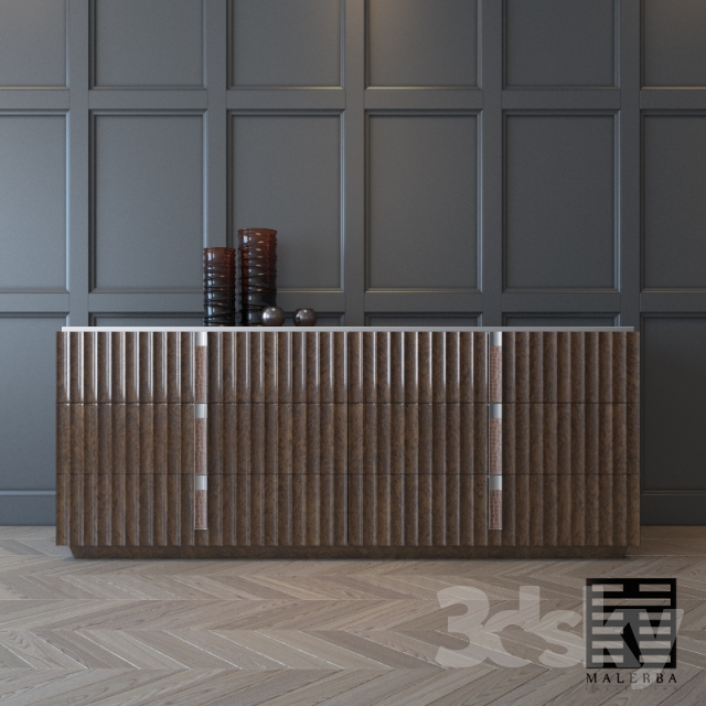 Malerba sideboard Red Carpet 3DS Max - thumbnail 3