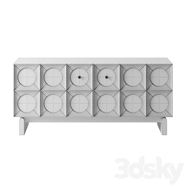 Marcel Media Unit by Soho Home 3DS Max Model - thumbnail 2