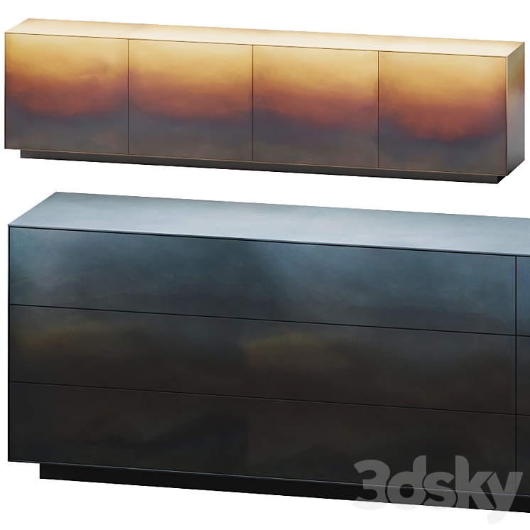 MAREA SIDEBOARD De Castelli 3DS Max - thumbnail 1