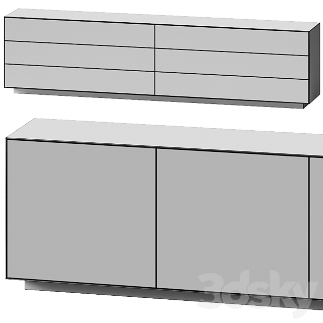 MAREA SIDEBOARD De Castelli 3DSMax File - thumbnail 3