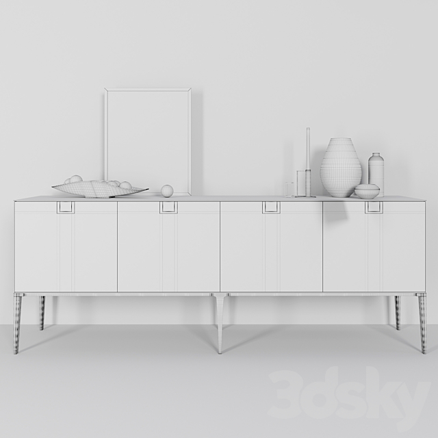 MAXALTO Alcor Sideboard 3DS Max Model - thumbnail 3