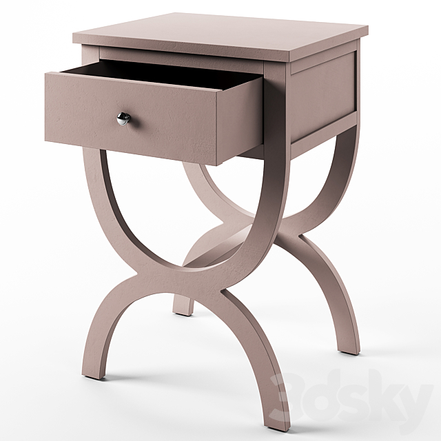 Maxine accent table 3DS Max Model - thumbnail 2