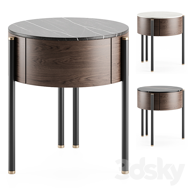 MAYFAIR | Bedside table by Capital Collection 3DSMax File - thumbnail 1