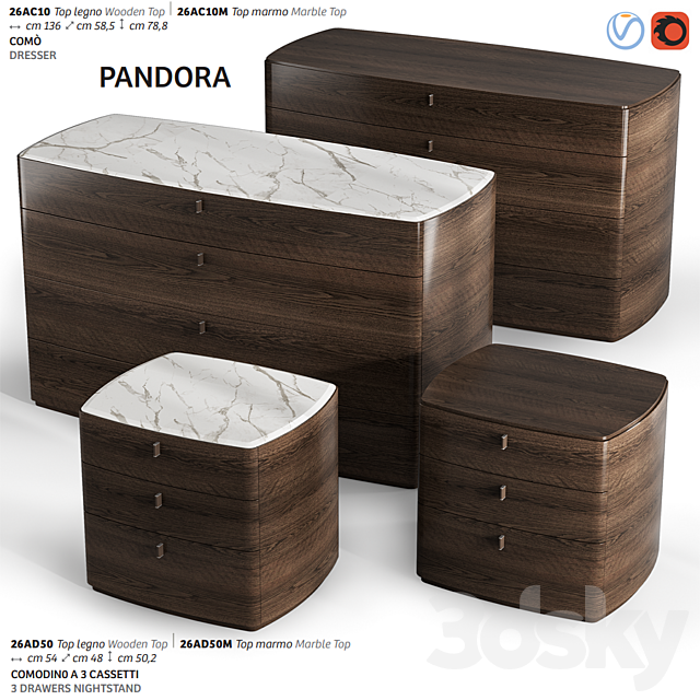 Mercantini PANDORA stand 3DSMax File - thumbnail 1