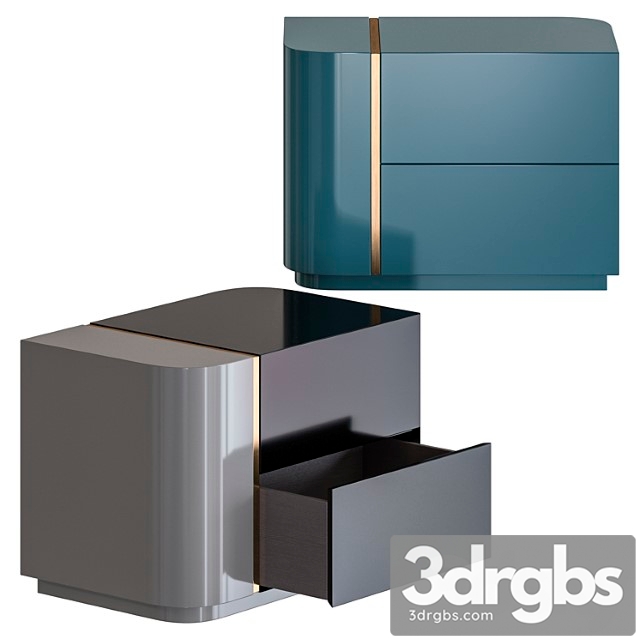 Meridiani Dimitri 70 Bedside Cabinet 3dsmax Download - thumbnail 1