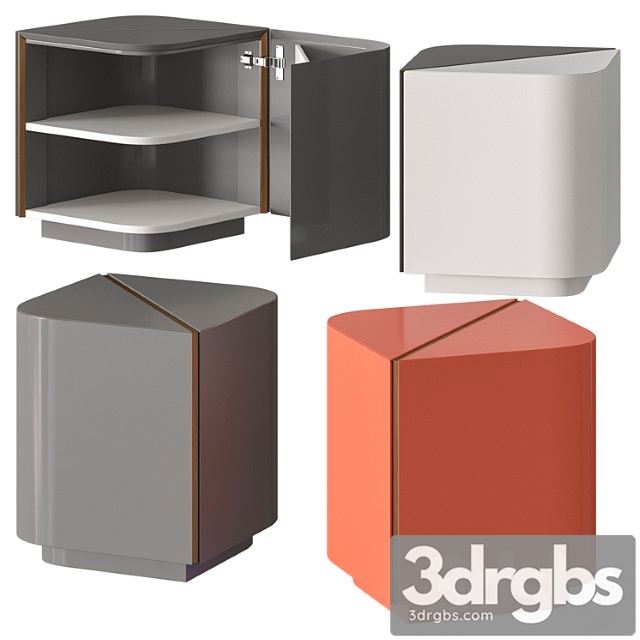 Meridiani dimitri bedside table 2 3dsmax Download - thumbnail 1