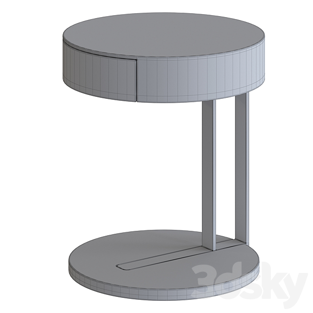 Meridiani ralph night table 3DS Max Model - thumbnail 2