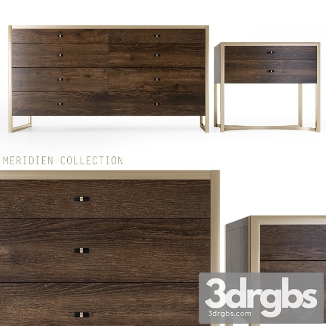 Meridien collection Bedroom furniture 2 3dsmax Download - thumbnail 1