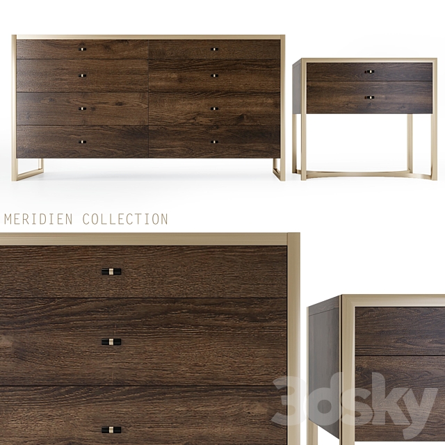 Meridien Collection_bedroom Furniture 3DSMax File - thumbnail 1