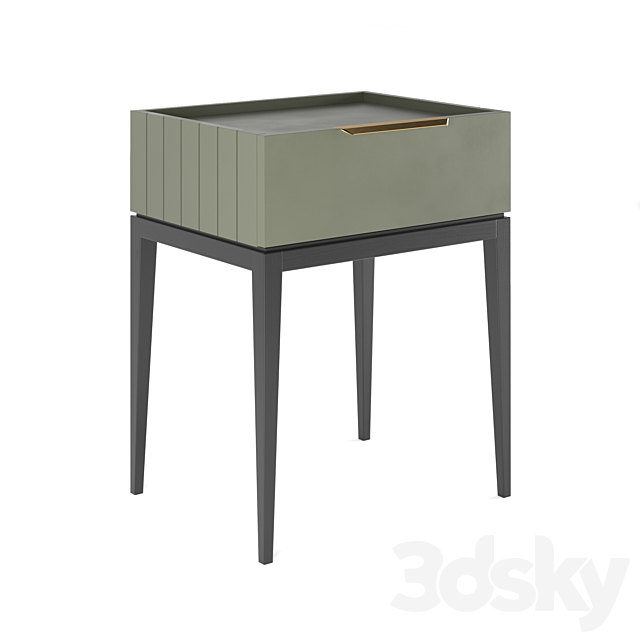 Metropolitan bedside table 3DSMax File - thumbnail 1