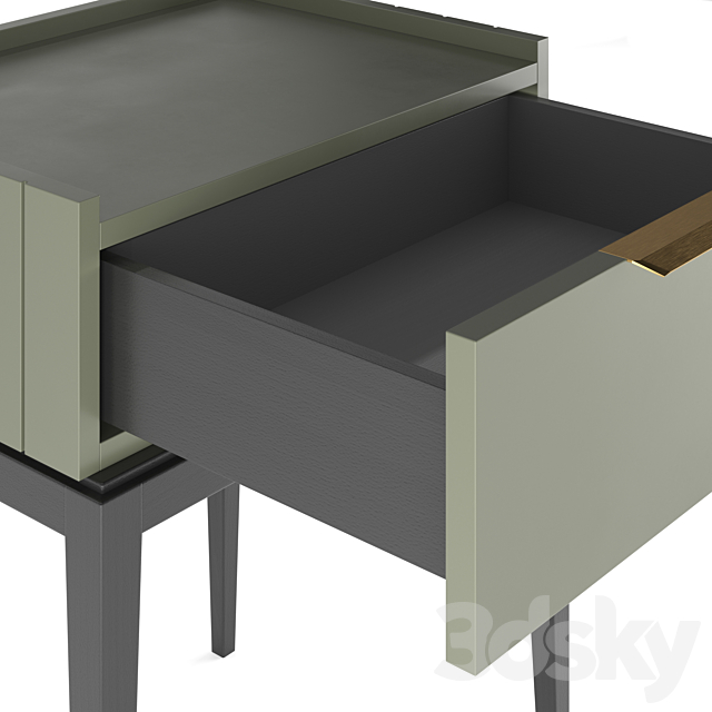 Metropolitan bedside table 3DSMax File - thumbnail 4