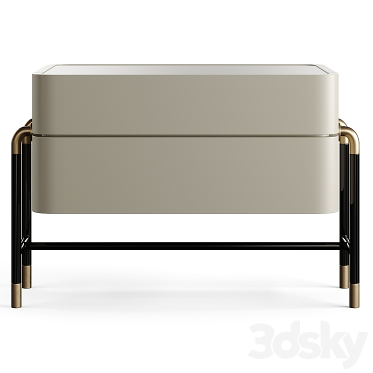 Mezzo Collection BENNETT Nightstand Table 3DS Max - thumbnail 2