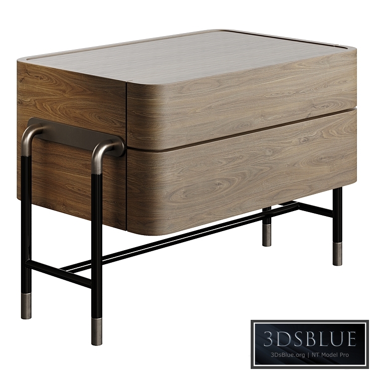 Mezzo Collection BENNETT Nightstand Table 3DS Max - thumbnail 3