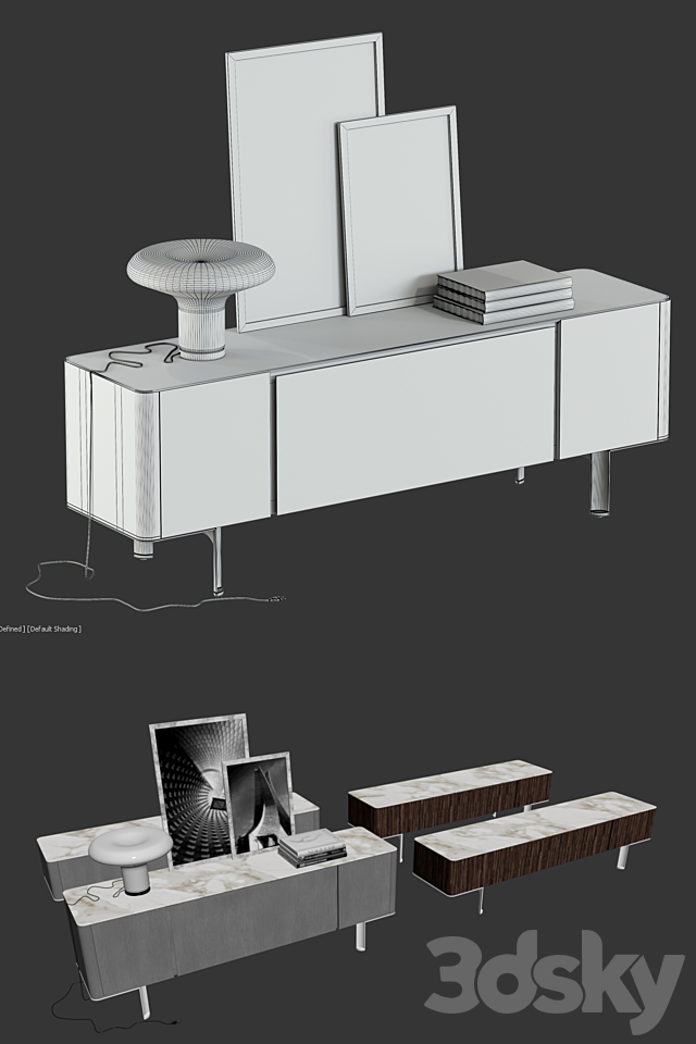 Minotti _ LOU Sideboards 2018 Set 3DSMax File - thumbnail 3