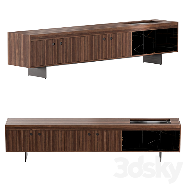 Minotti BOTECO BOOKCASES 3DSMax File - thumbnail 3