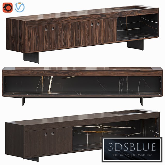 MINOTTI BOTECO HORIZONTAL SIDEBOARD 3DS Max - thumbnail 3