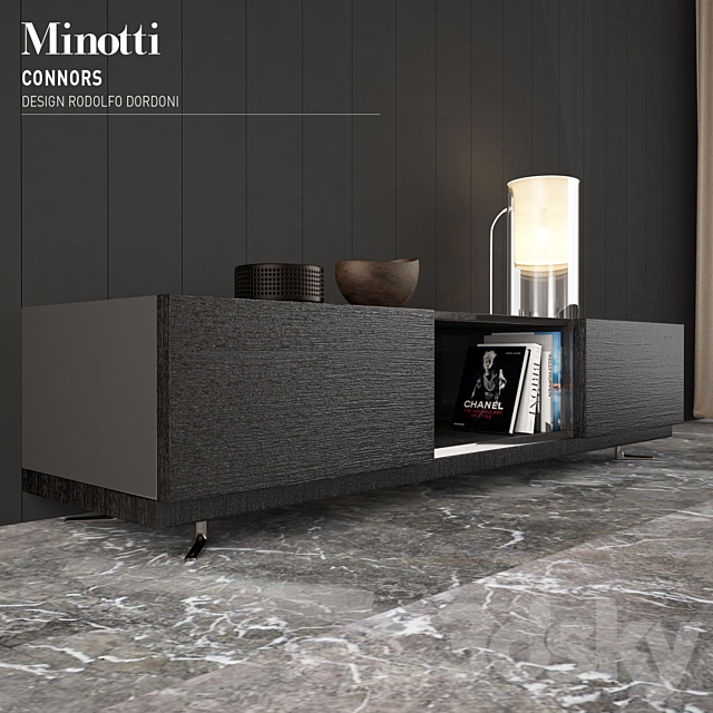 Minotti Connors 252×70 mm 3DSMax File - thumbnail 1