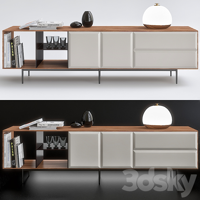 Minotti Console Table 3DSMax File - thumbnail 1