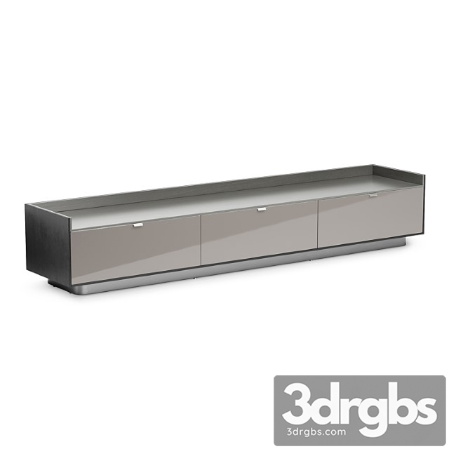 Minotti darren sideboard with 3 drawers 2 3dsmax Download - thumbnail 1